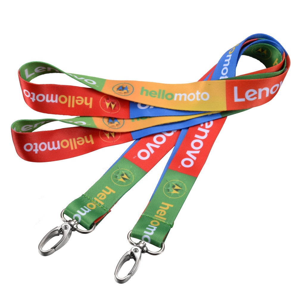 Custom Size and Silk Screen Logo on Unique Logo Lanyard