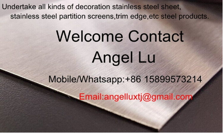 New Design 3D Stainless Steel Decorative Sheet Building Materials for Villa House Club