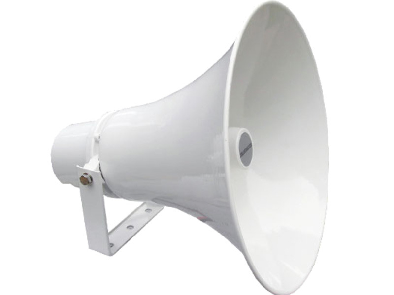 White Round Aluminium Outdoor Ceiling Speakers Horn Speakers