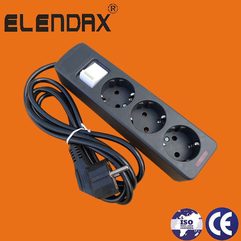 Black Colour Extension Socket/Extension Cords (E5003ES)