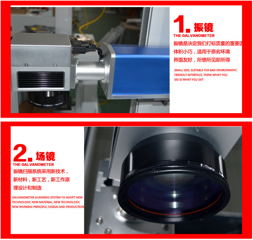 Fiber/CO2 Laser Marking&Engraving Machine for Metal & Nonmetal