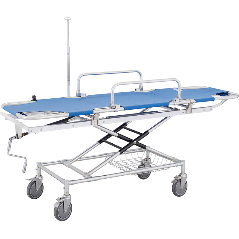 Skb040 (A) Hospital Furniture Cheap Patient Stretcher Trolley