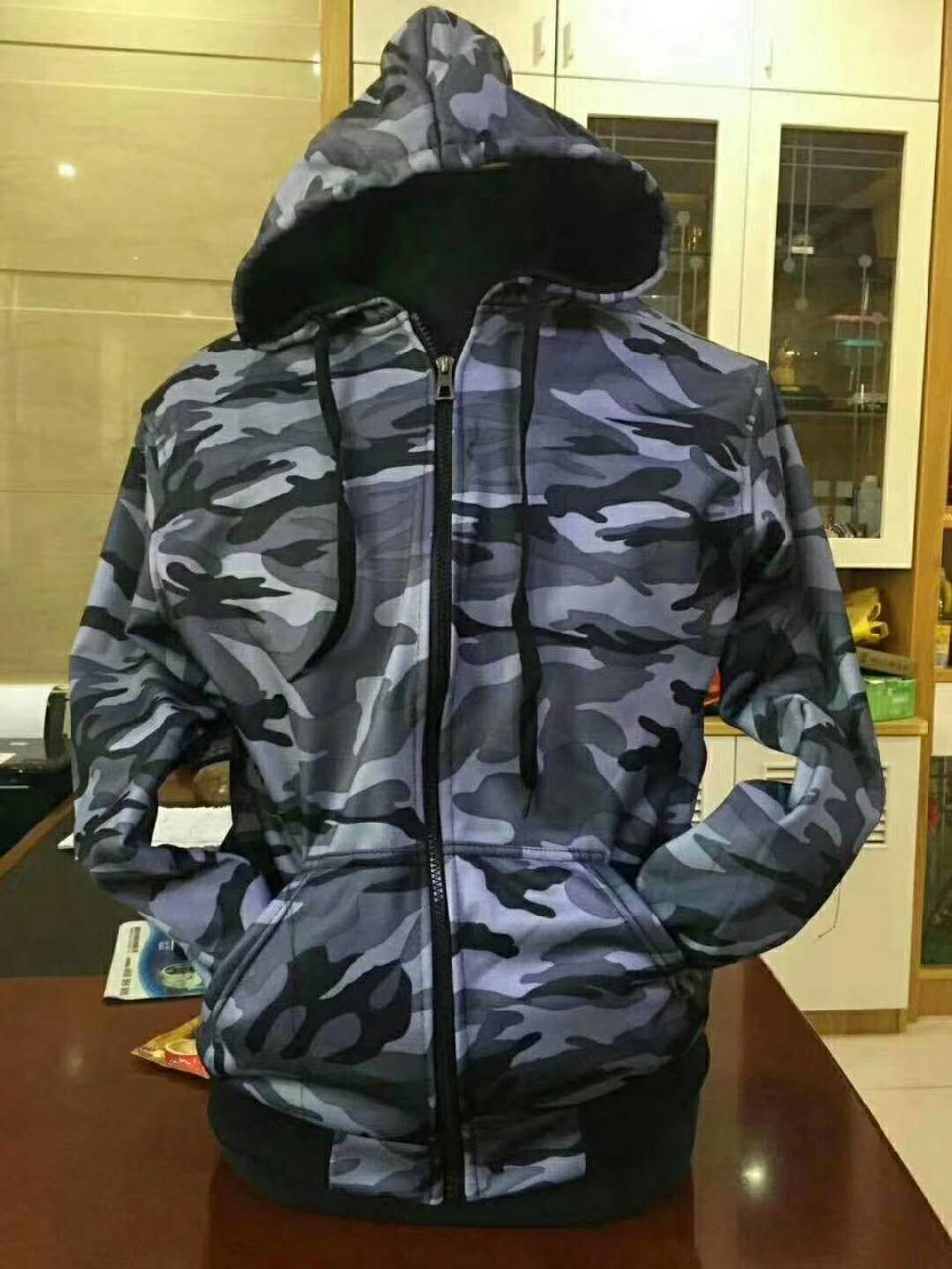 Best Selling Men Clothes Cotton Stock Camouflage Fleece