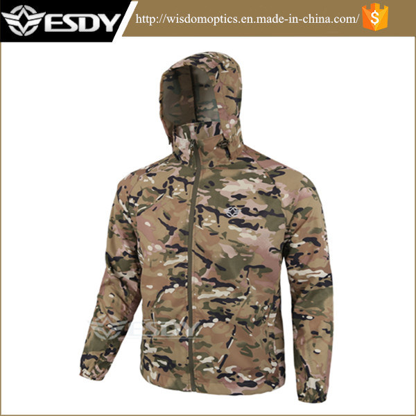 Esdy Men's Shirt Skin Ultra-Thin Tactical Breathable Clothes