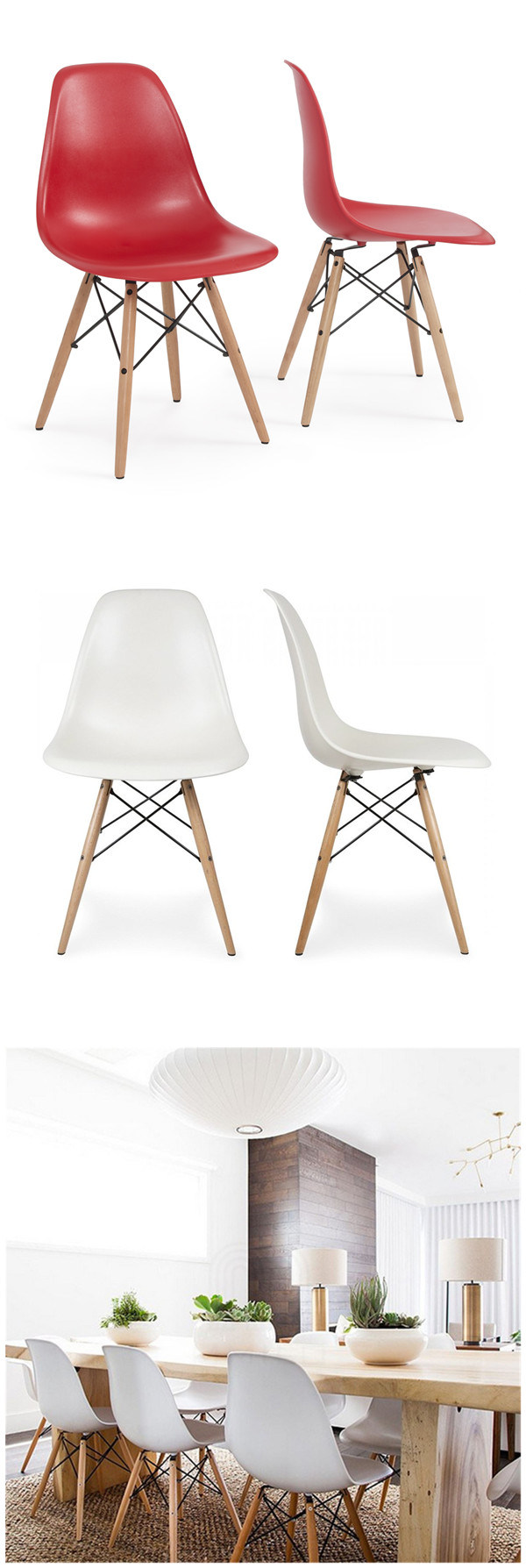 Dining Side Dsw Plastic Eames Chair