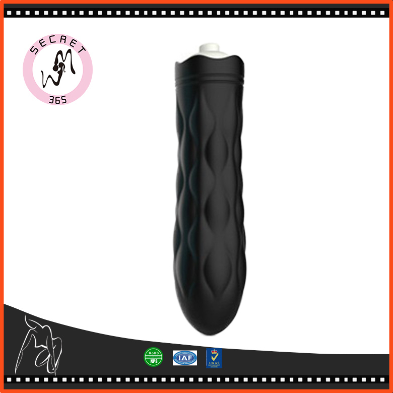 Embossed Vibrating Clit Massager AV Wand Silicone G-Spot Sex Toys