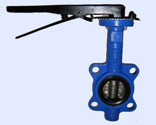 Wafer Type Cast Ductile Iron Butterfly Valve