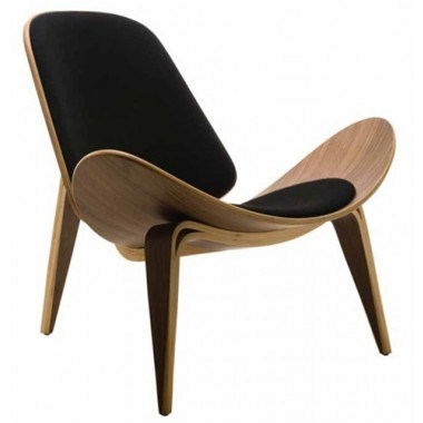 Hot-Sale Home Furniture Wooden Lounge Chair Shell Chair (BLS-01)