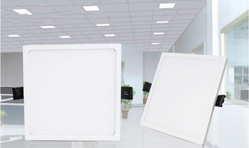 LED Panel Lamp 6W/12W/18W/24W LED Panel Light Square Indoor Office LED Ceiling Light
