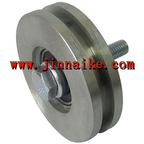 Solid Steel V-Groove Wheel