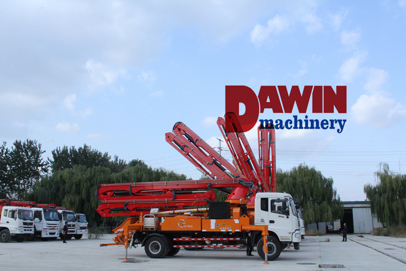 21m 25m 29m 30m 33m 37m Mini Concrete Pump Truck with Placing Arms on Sale