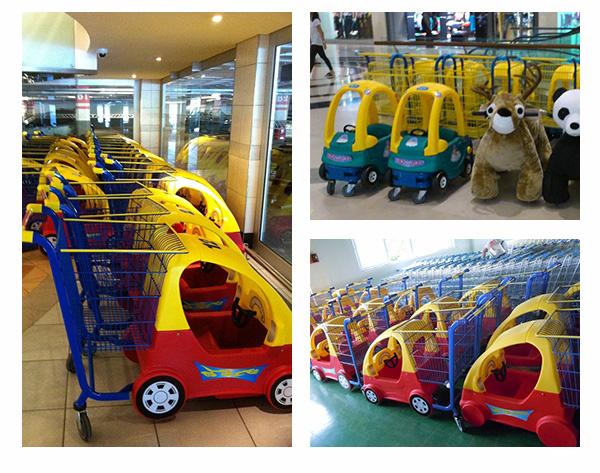 Shopping Mall Supermarket Kids Shopping Trolley Children Cart
