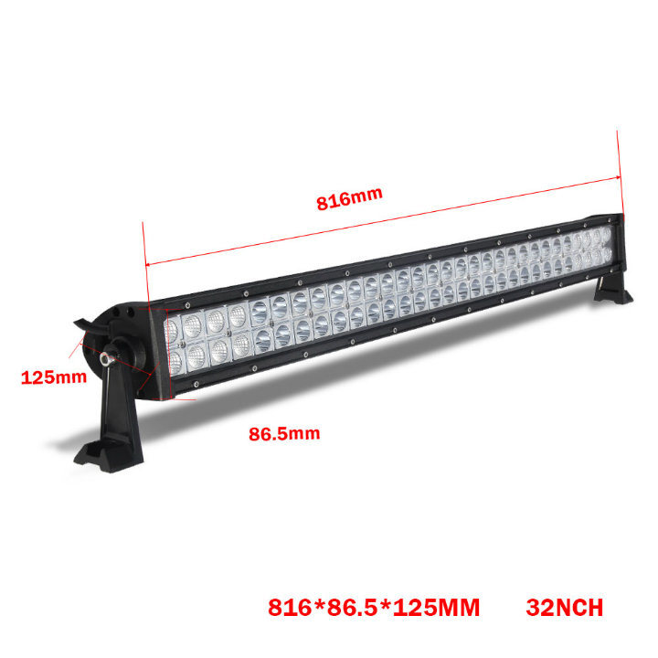 2 Years Warranty 7D Cross DRL 6063 Aircraft Aluminum Housing 32 Inch 180W LED Light Bar Dual Row