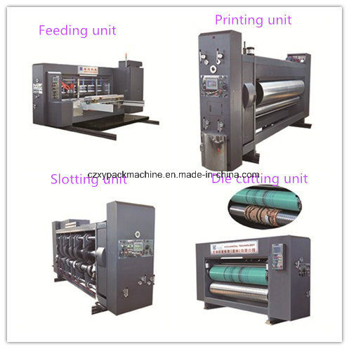 Automatic High Speed Corrugated Carton Box Printing Slotting Die Cutting Packing Machine