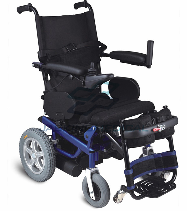 Standing up Steel Electric Power Wheelchair (JX-049)