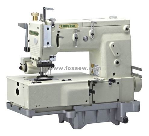 8-Needle Flat-Bed Double Chain Stitch Sewing Machine