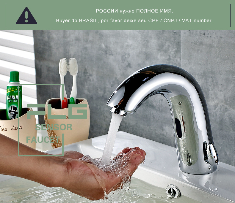 Flg Factory New Style Brass Automatic Sensor Faucet
