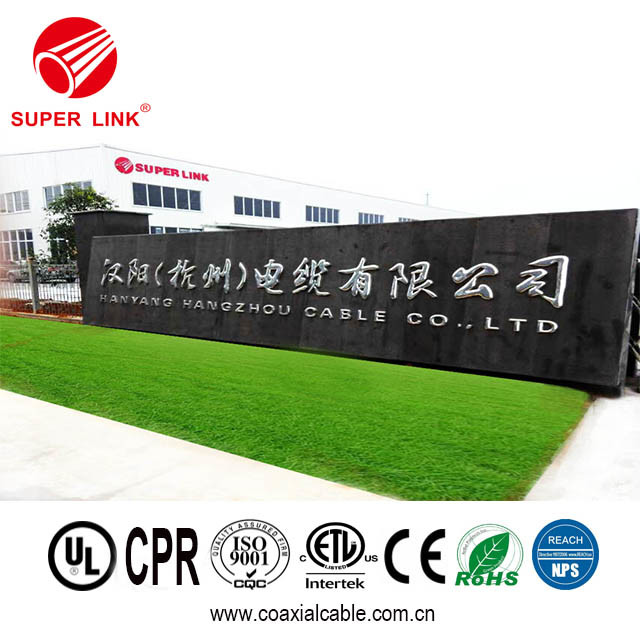 Superlink High Standard Test Passed Coaxial Cable RG6 for Setellite/Monitor/CCTV/CATV Camera