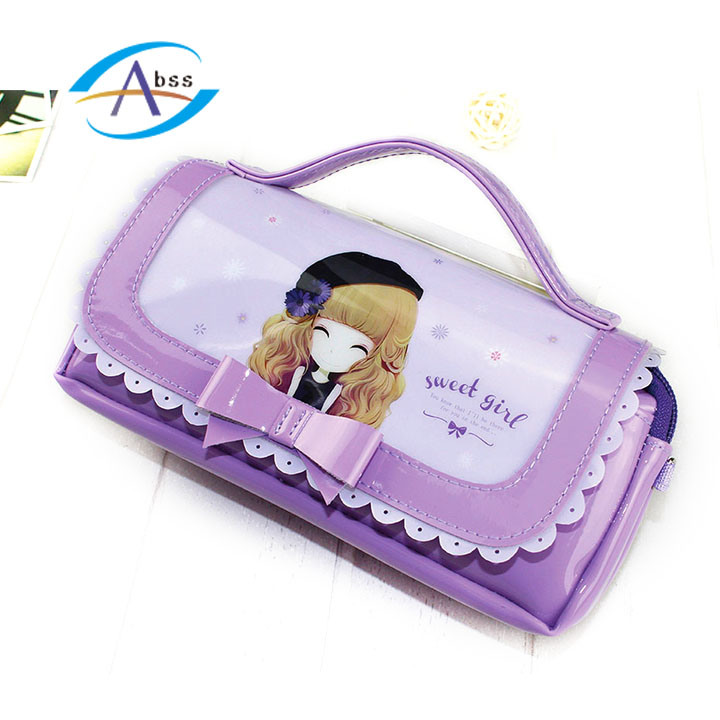 PVC High Capacity Bag with Strap for Girls