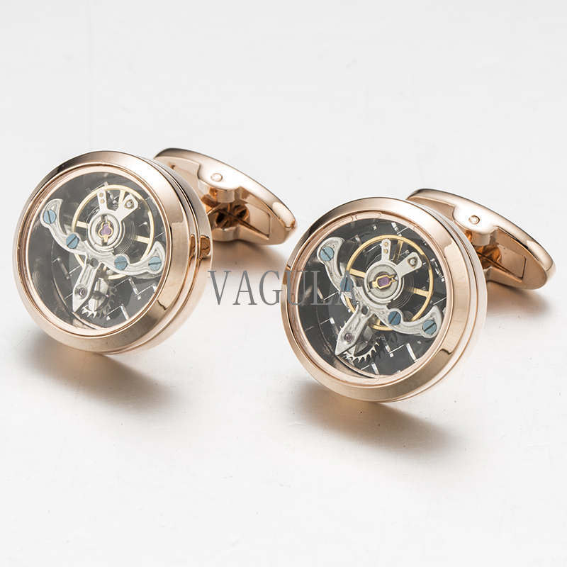 Hotsale Tourbillon Cufflinks Watch Movement Cuff Links Lawyer Gift Gemelos 509