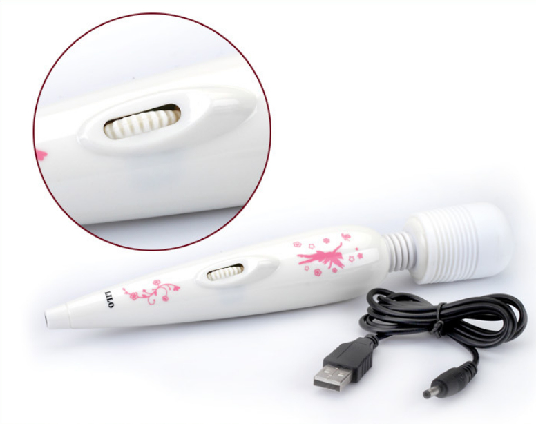 USB Rechargeable Erotic Vibrator Powerful Body Massager Sex Toys for Woman