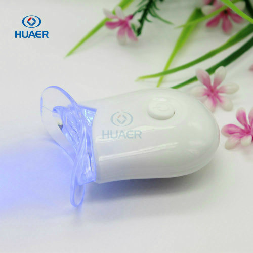 Newest Mini Blue LED Teeth Whitening Light with 6 Bulbs