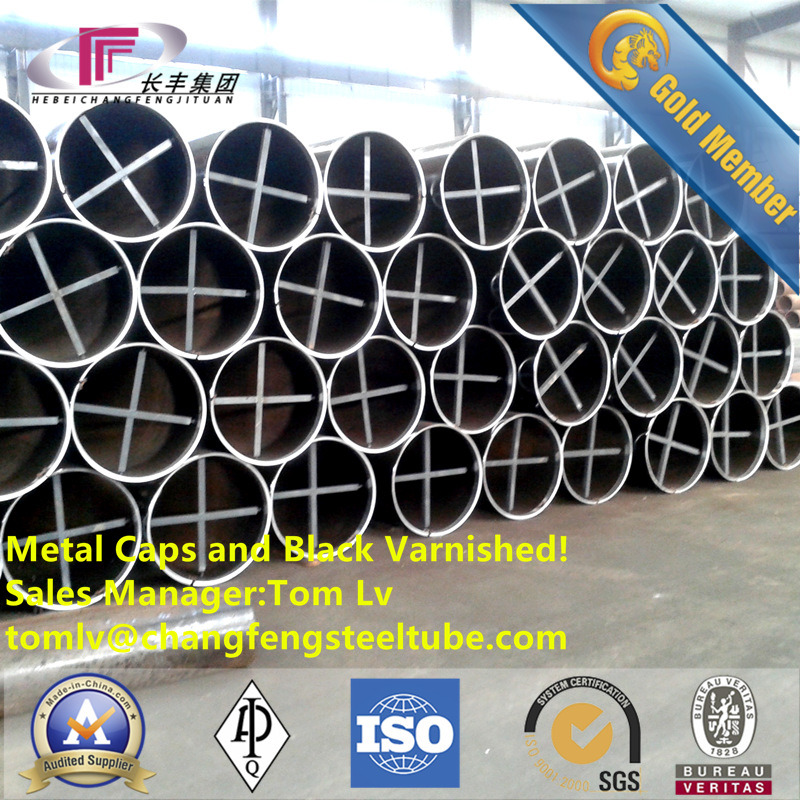 Seamless Steel Pipe with Green Colour by A106gr. B