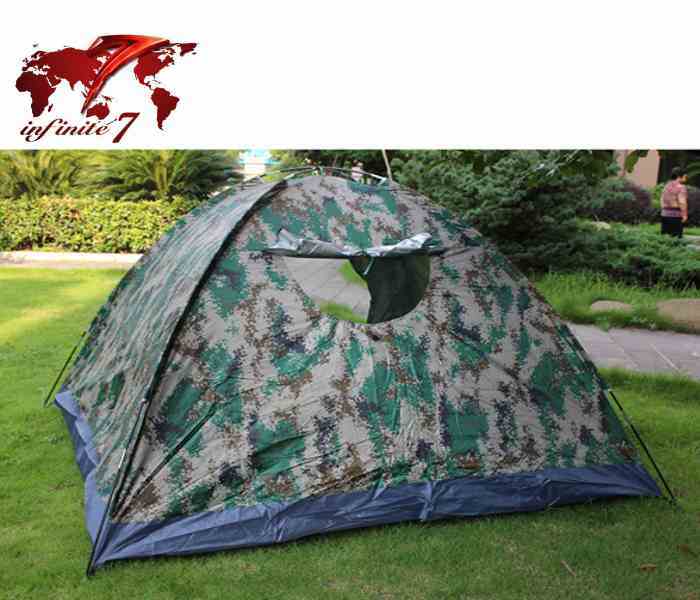 Outdoor Portable 3 or 4 Single Layer Waterproof Camping Tent