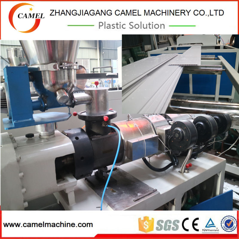 300mm PVC Ceiling Panel Production Line with Double Screw Extruder