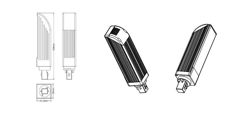 Wholesale Factory Price Quality 13W LED G24 Pl Light