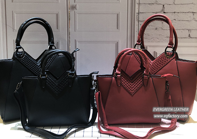 Fashion Designer Big PU Leather Lady Bag Handbag Wholesale Sh401