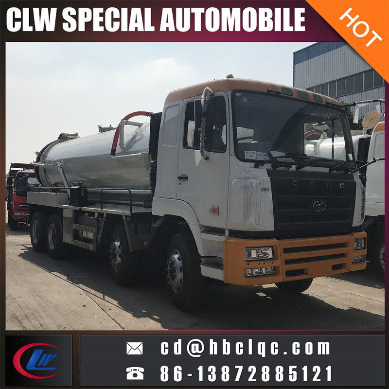 Rhd Camc 18m3 20m3 20m3 Sewage Septic Vacuum Tank Truck