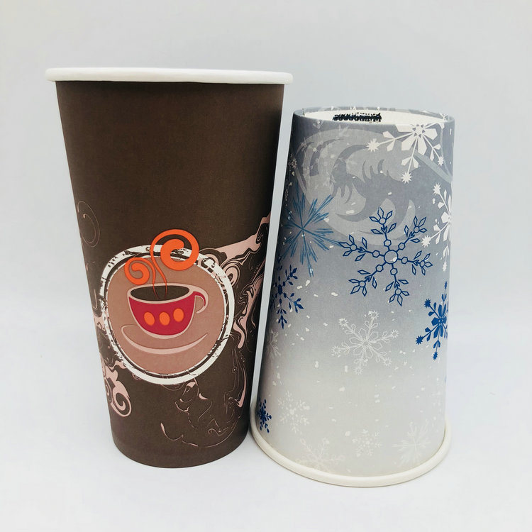 Single Wall Paper Cup Disposable Premium Quality Coffee Paper Cup with Lid