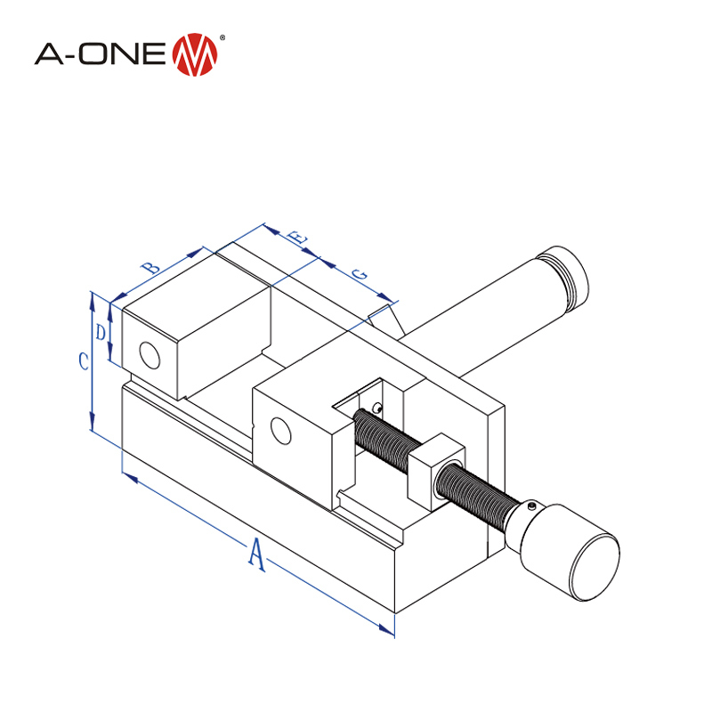 Manual EDM Steel Electrode Holder for Lathe Machining 3A-210034