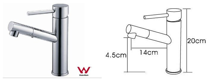 Australia Basin Faucet Single Lever with Watermark Bathroom Wash Basin Mixer Tap HD6021