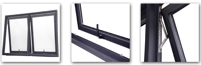 Aluminum Awning Window/Double Glazed Windows