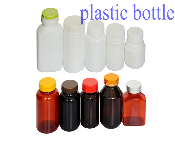 OEM Dissoluble Plastic Packaging Products Pet Medicine Bottles with Caps