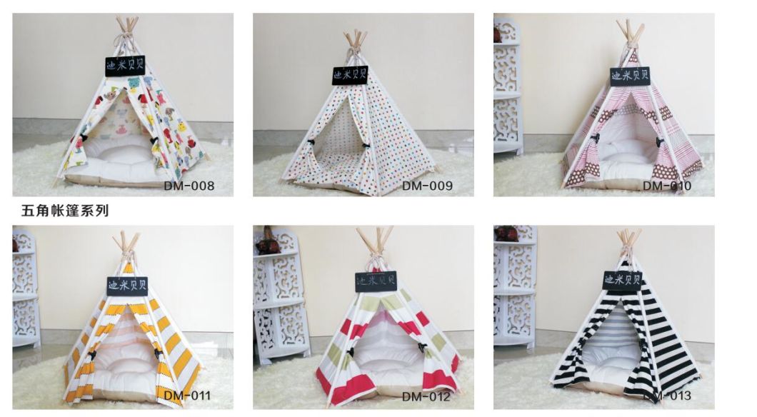 Pet Bed Tents Warm Cat House Mat Pet Dog Tent Teepee, Pet Warm House