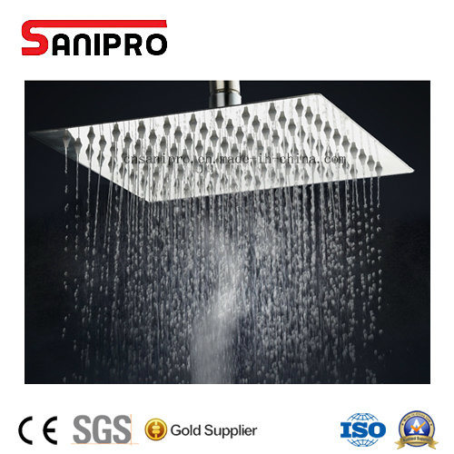 Sanipro Square 304 Stainless Steel Rain Shower Head