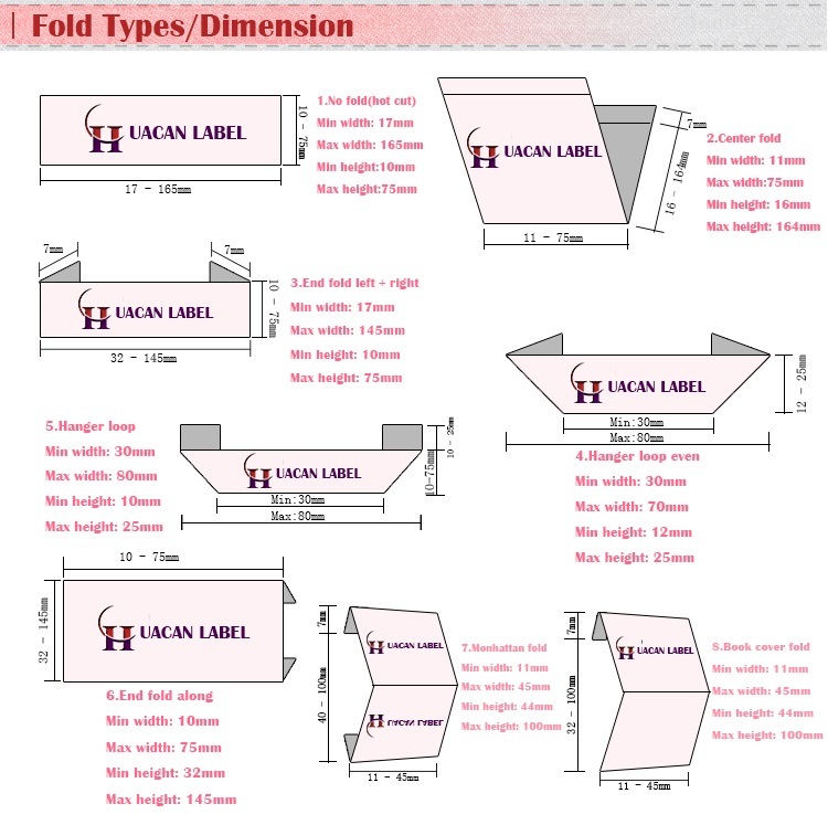 Wholesale Cheap Woven Main Washing Care Fabric Label for Garment