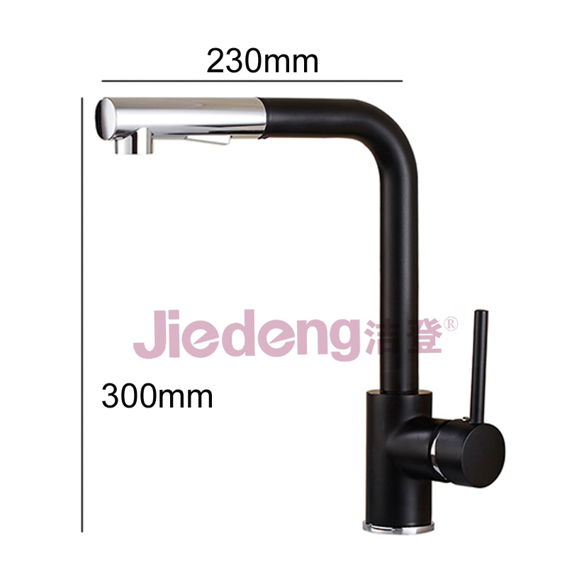 Pull out Spray Mixer Tap Kitchen Faucet (S46)