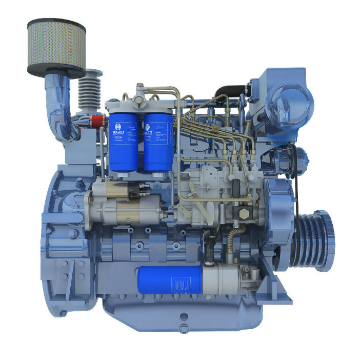 China Weichai Deutz 250HP 168kw Marine Diesel Engine Wp6 Boat Engine with High Quality