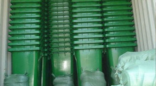 Plastic Public Plastic Pedal Dustbin Trash Cans/Waste Bins