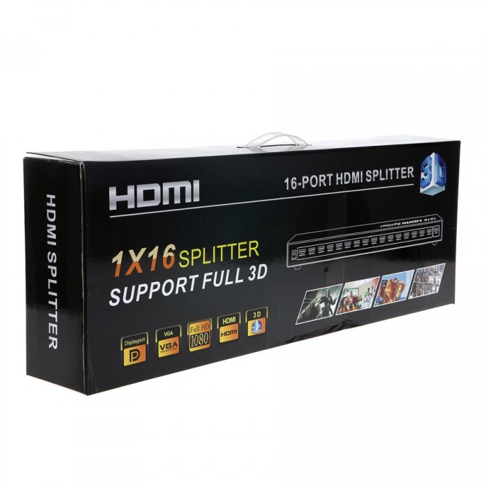 Hot Selling 3D 1080P 1X16 HDMI Splitter