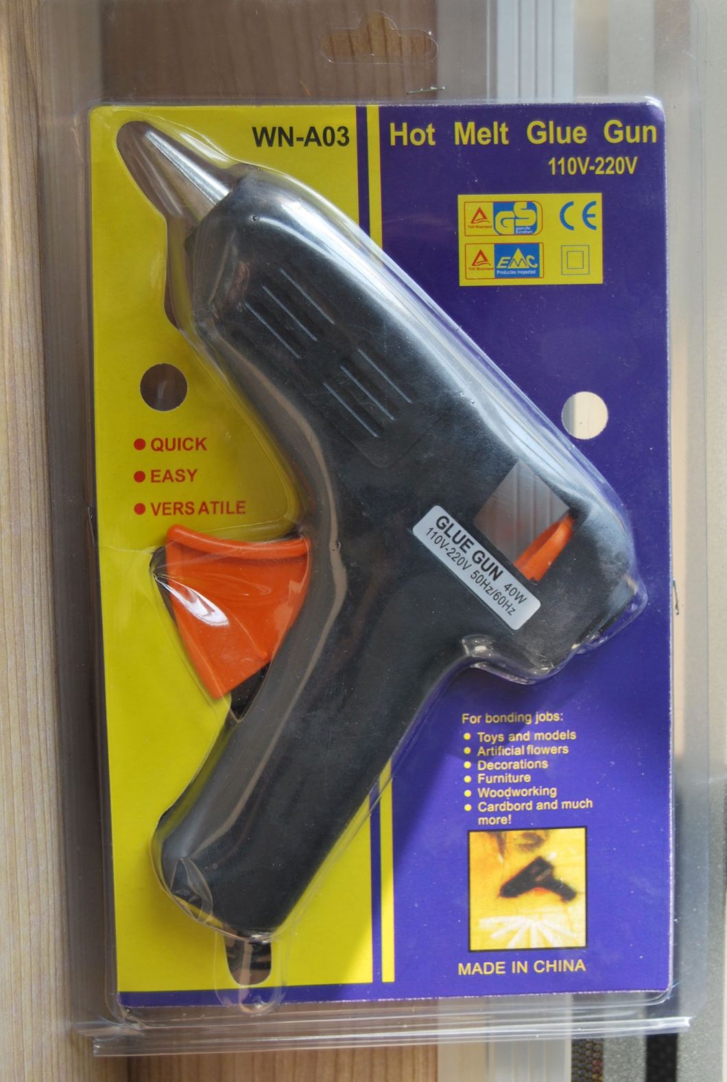 Electric Hot Melt Glue Gun 60W for Bonding