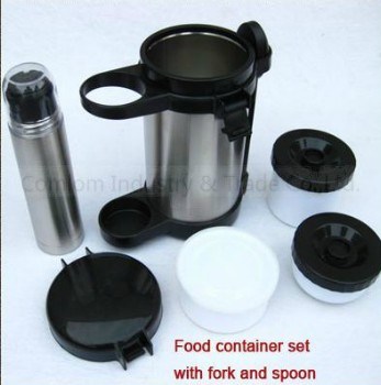 Cl1c-J150m Comlom Food Container Set with Fork and Spoon