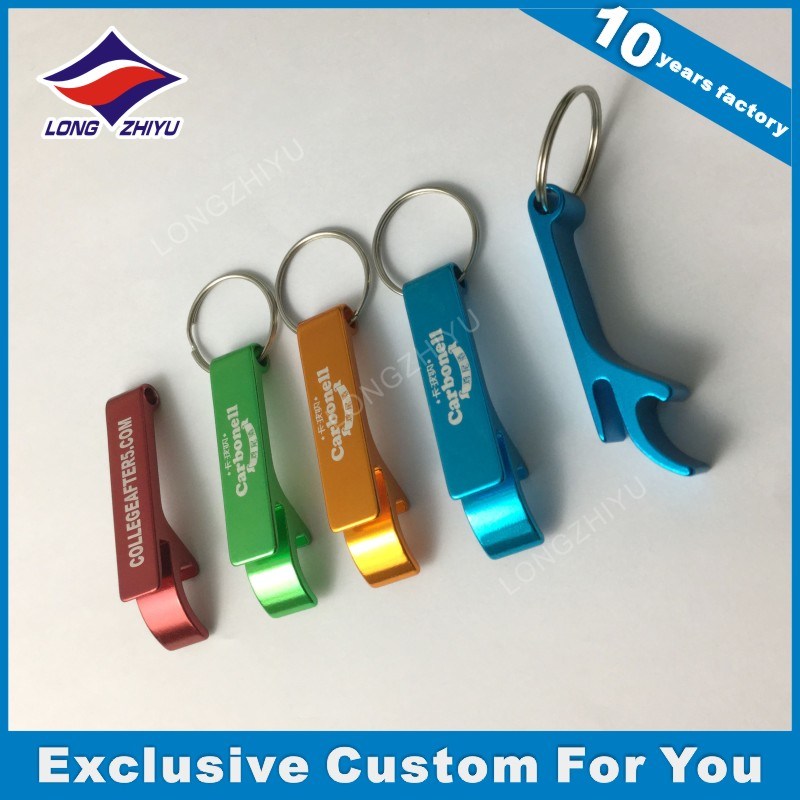 Colorful Keychain Bottle Opener with Logo Printing Keychain Bottle Opener