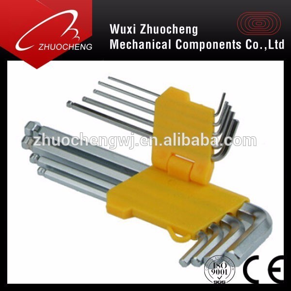 High Quality Alloy Steel L-Type Hex Allen Key Wrench with Ball End