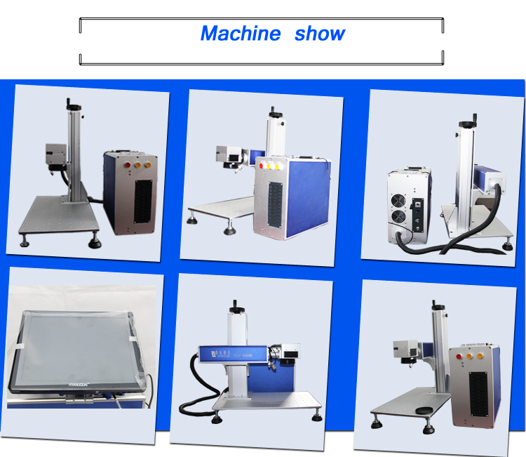 20W Marking Minimum Character 0.15mm Stainless Steel Mark Machine