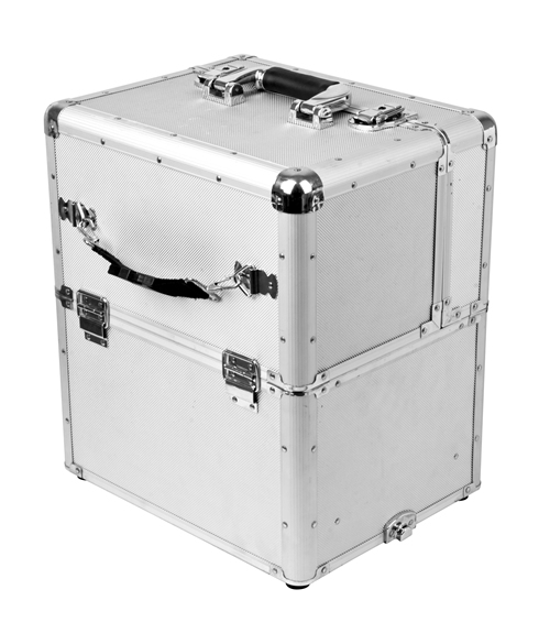 OEM Aluminum Luggage Tool Trolley Case with Wheels and Rod
